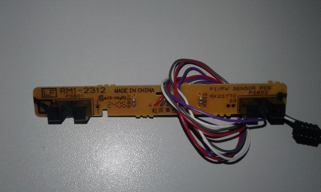 RM1-2312 платка датчика прохождения бумаги Sensor Board для HP  LaserJet 1022