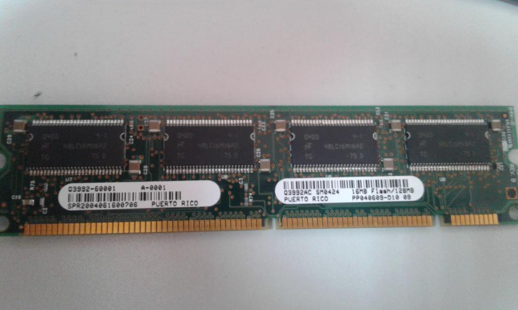 Модуль HP Q3992AC для Color LaserJet 3700dtn 128MB RAM / 16MB Flash Firmware DIMM