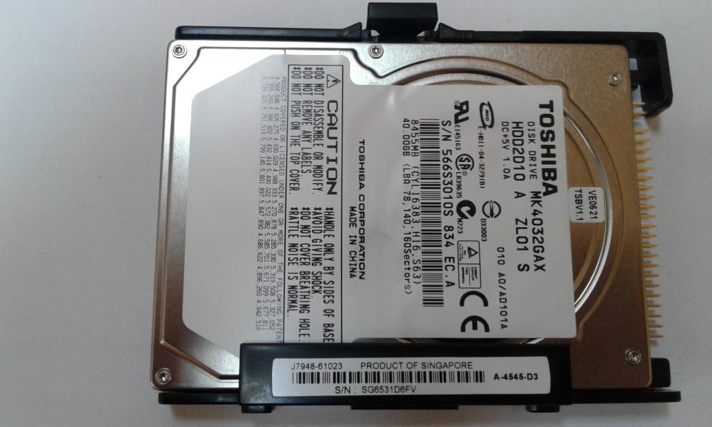 Жесткий диск для HP Laserjet 4345 J7948A\J7948-61023 20GB 2.5" Hard Disk Drive