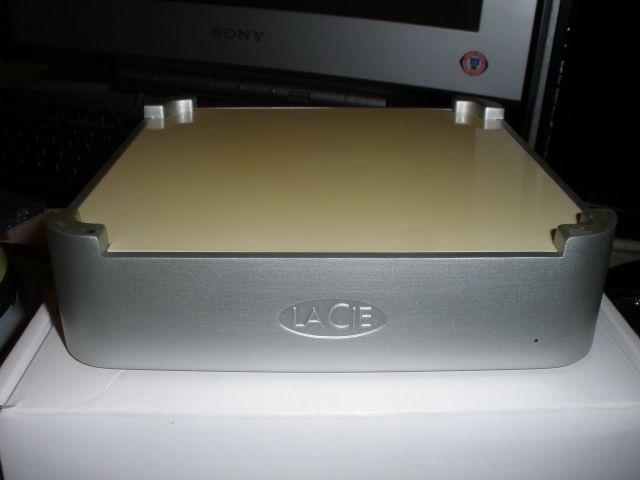 mini hard drive and hub lacie 250 gb 301039 mac win hdd 7200 firewire 1394 usb full box