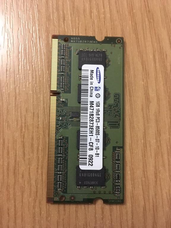 Оперативная память Samsung DDR3 PC3-8500 1 Гб (M471B2873EH1-CF8)