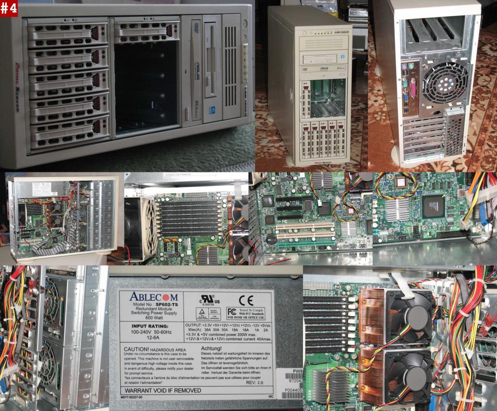 Server Supermicro Dual 64-bit Xeon SCSI SATA ATA EIDE DVD сервер