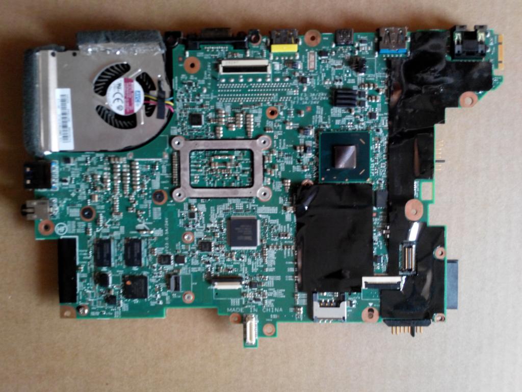 Материнская плата  Lenovo ThinkPad T430s и система охлаждения