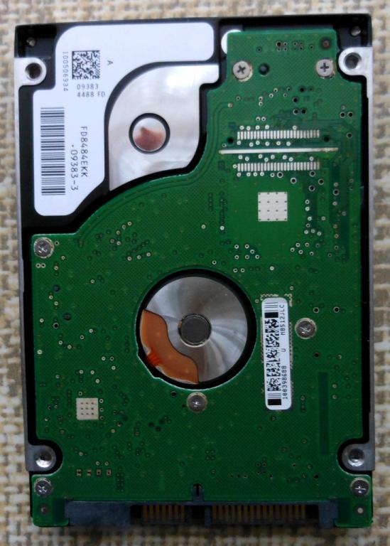 Жесткий диск Seagate 160GB 5400rpm SATA, 2.5" на запчасти