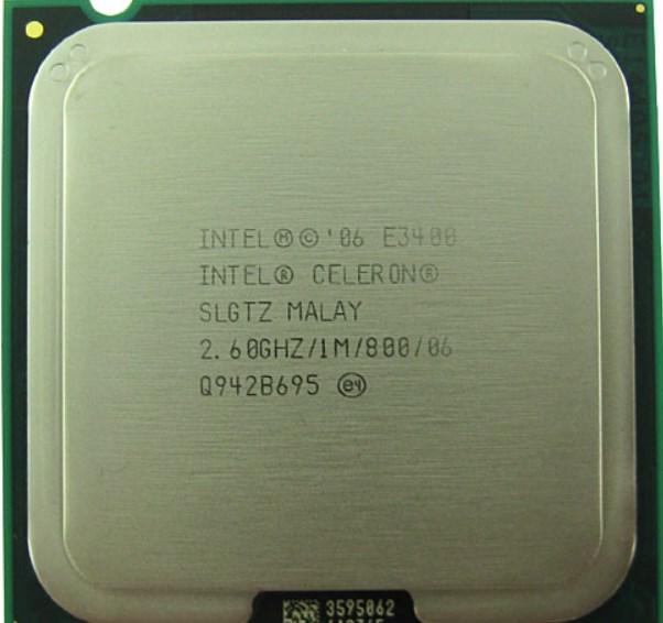 Intel® Celeron® Dual-Core Processor E3400 (1M Cache, 2.60 GHz, 800 MHz FSB)