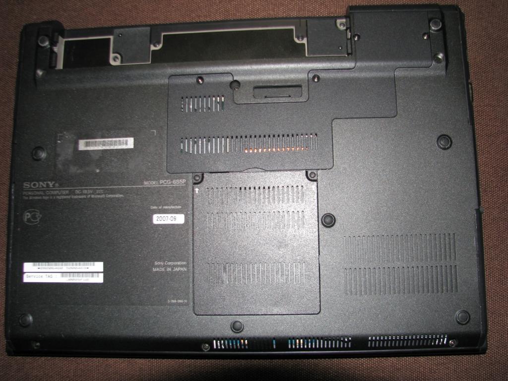 Продам запчасти для ноутбука  Sony Vaio PCG-6S5P.