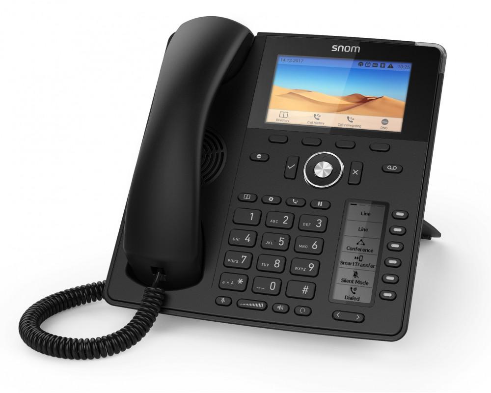 Snom D785, sip телефон 12 SIP ліній, Ethernet-порт, широкосмуговий звук, PoE