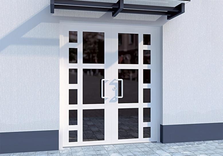 Входные двери металлопластиковые Рехау Rehau от Дизайн Пласт ТМ