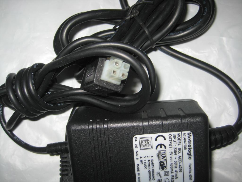 Блок питания metrologic ACD-4290 (5V 400mA) для сканера штрихкодов