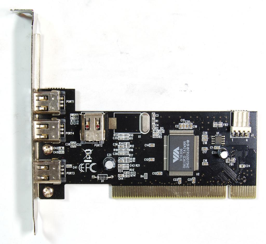 Firewire контроллер PCI IEEE 1394 VIA VT6306 торг