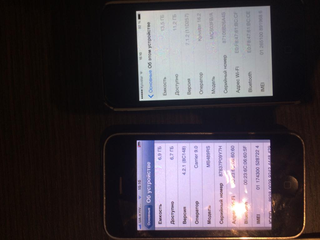 Продам Iphone 3 8gb и 4 16gb оригиналы
