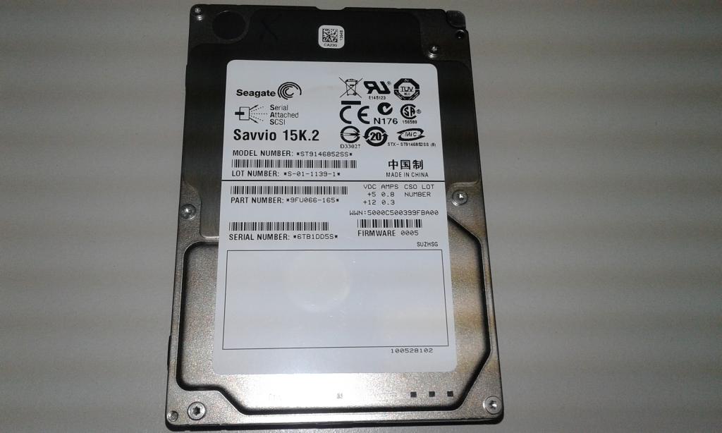 Жесткий диск Seagate Savvio 15K.2 ST9146852SS 146GB 15000 RPM 16MB Cache SAS 6Gb/s 2.5"