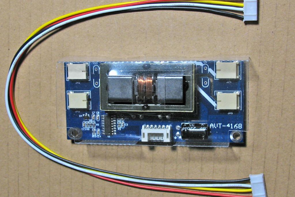 Универсальный инвертор для ЖК мониторов на 2 и 4 лампы