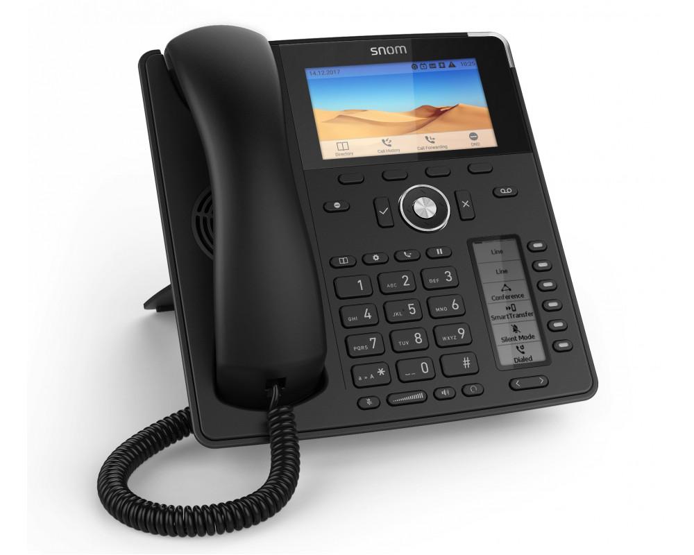 Snom D785, sip телефон 12 SIP ліній, Ethernet-порт, широкосмуговий звук, PoE